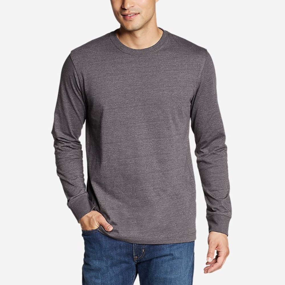 EDDIE BAUER LONG SLEEVED, Heather Charcoal# M@ $20